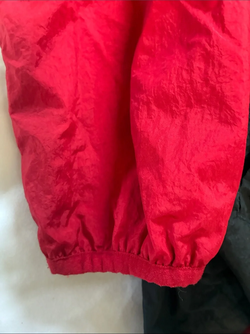 Jordan Jumpman Air Men’s Windbreaker Retro Jacket Size Small Red/Black Full-Zip